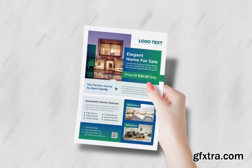 CreativeMarket - Real Estate Corporate Flyer 4974720