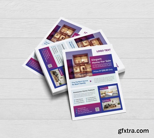 CreativeMarket - Real Estate Corporate Flyer 4974720