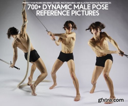 ArtStation - Grafit Studio - 700+ Dynamic Male Pose Reference