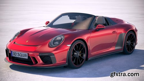 Porsche 911 Speedster 2019 3D Model