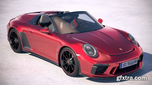 Porsche 911 Speedster 2019 3D Model