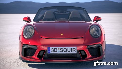 Porsche 911 Speedster 2019 3D Model