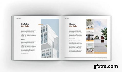 Apartment Property Square Brochure Template