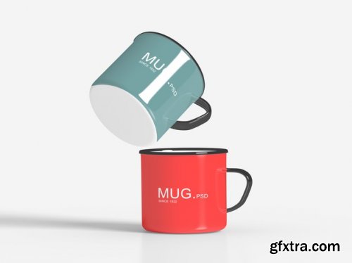 Close up on mug mockups