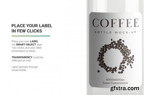 CreativeMarket - Coffee Bottle Mockup 4971158