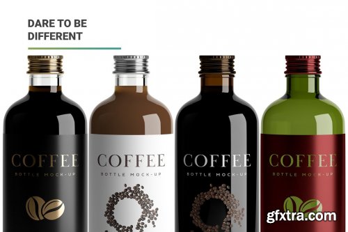 CreativeMarket - Coffee Bottle Mockup 4971158