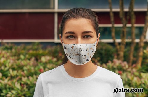 CreativeMarket - Face Mask MockUp Lifestyle 2 5012168