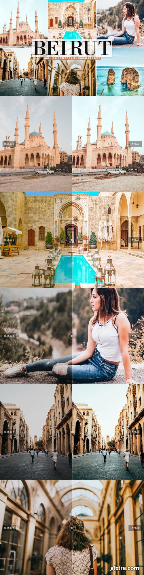 CreativeMarket - Beirut Pro Lightroom Presets 5498788