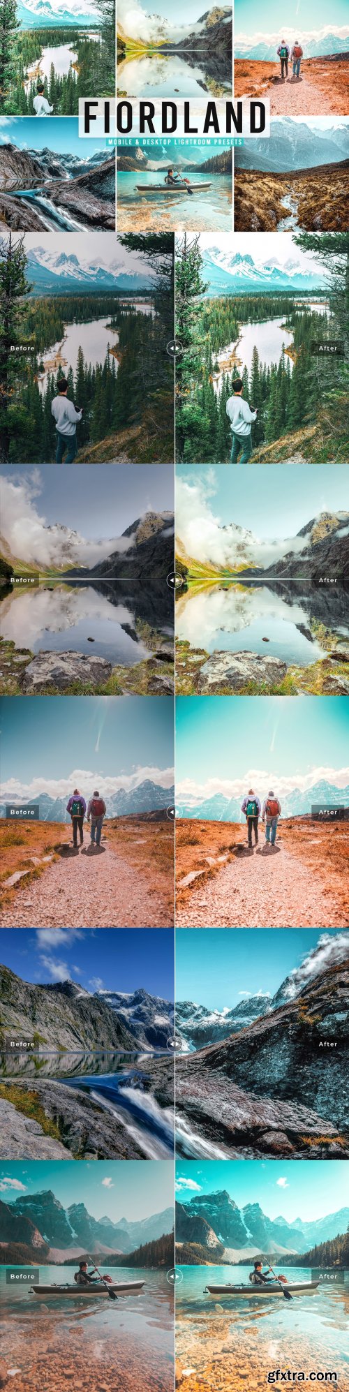 CreativeMarket - Fiordland Pro Lightroom Presets 5496278