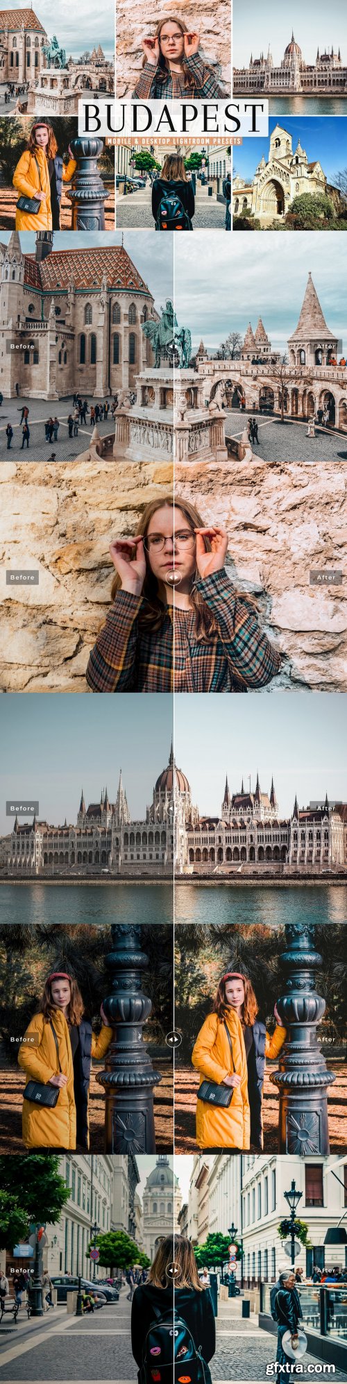 CreativeMarket - Budapest Pro Lightroom Presets 5479029