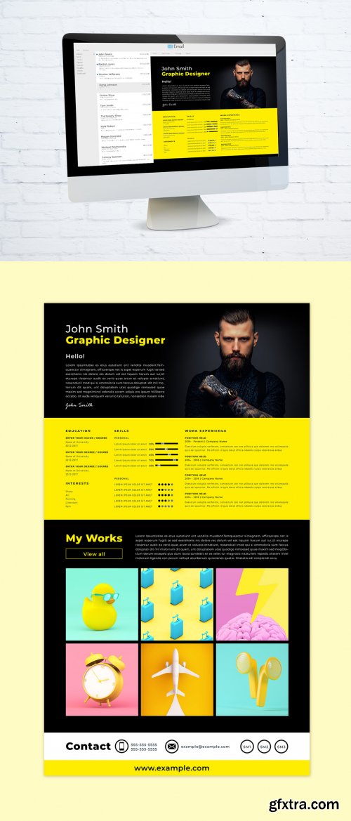 Email Format Personal Portfolio 388785403