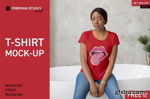 CreativeMarket - T-Shirt Mock-Up Bundle 4055483