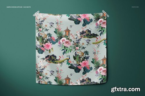 CreativeMarket - Furoshiki Fabric Wrap 2 Mockup Set 5324316