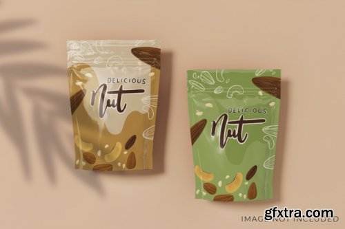 Realistic product packaging mockup