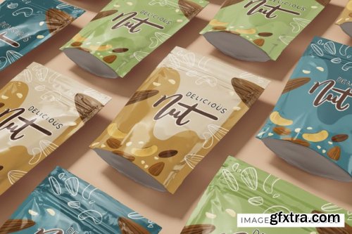 Realistic product packaging mockup