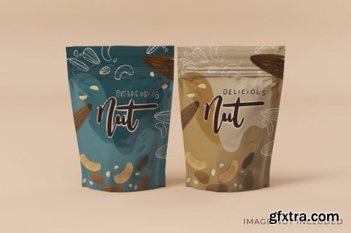 Realistic product packaging mockup