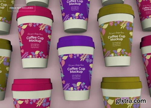 Take away coffee cup mockup