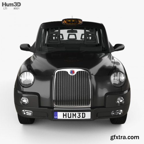  LTI TX4 London Taxi 2006 3D Model 