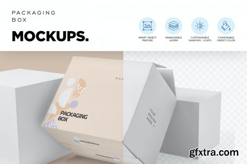 7 Packaging Box Mockups