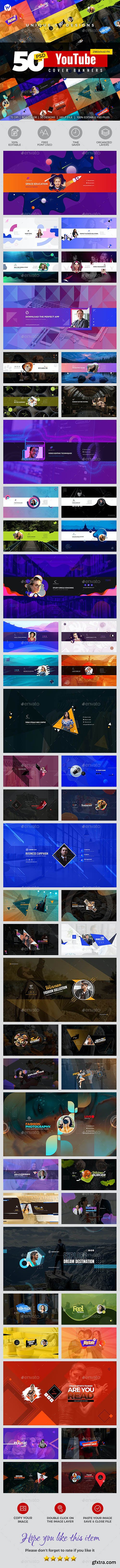 GraphicRiver - 50 YouTube Cover Banners 28874565