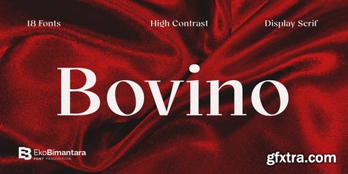 Bovino Font Family