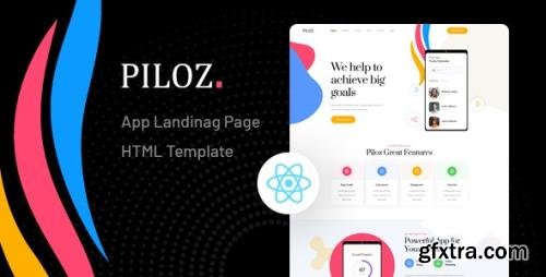 ThemeForest - Piloz v1.0 - React Next App Landing Page Template - 29158787