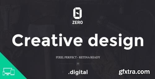 ThemeForest - ZER0 v1.0 - HTML5 Digital Creative Agency Template (Update: 20 December 14) - 9686127