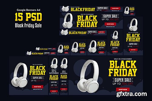 Black Friday Products Sale Banners