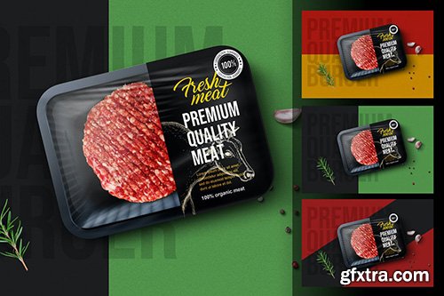 Hamburger Package Mockup