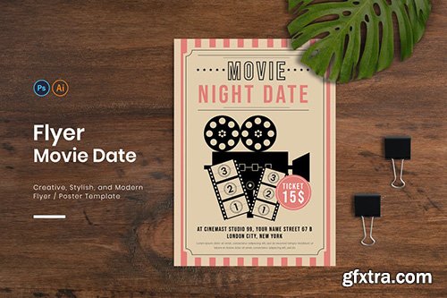 Movie Date Flyer