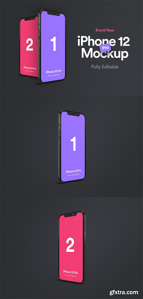 iPhone 12 Pro Mockup - Vol 01