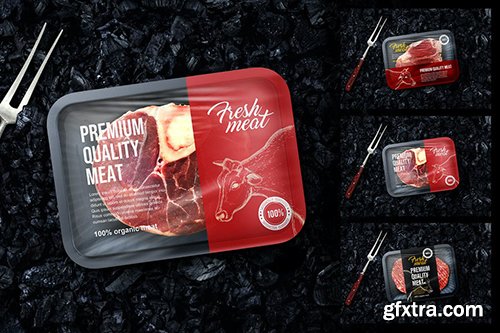 Meat Package Mockup