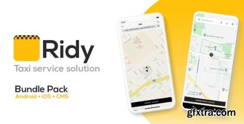 CodeCanyon - Ridy v3.4.0 - Taxi Application Android & iOS + Dashboard - 21651162