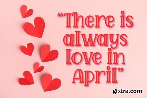 April Love - Craft Font