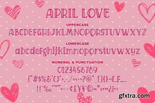 April Love - Craft Font