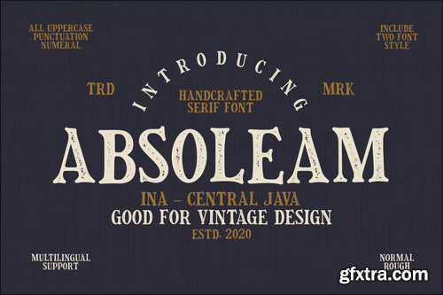 Absoleam Vintage Rough Font