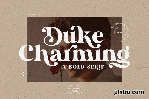 Duke Charming - A Unique Bold Serif