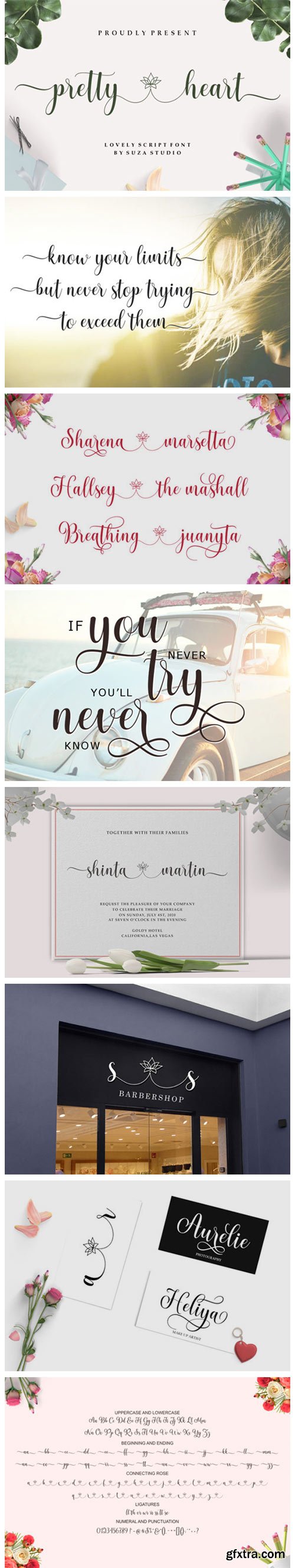 Pretty Heart Font