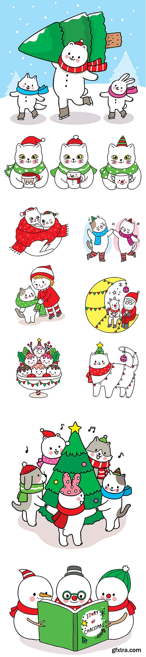 Hand-Draw cartoon cute illustration