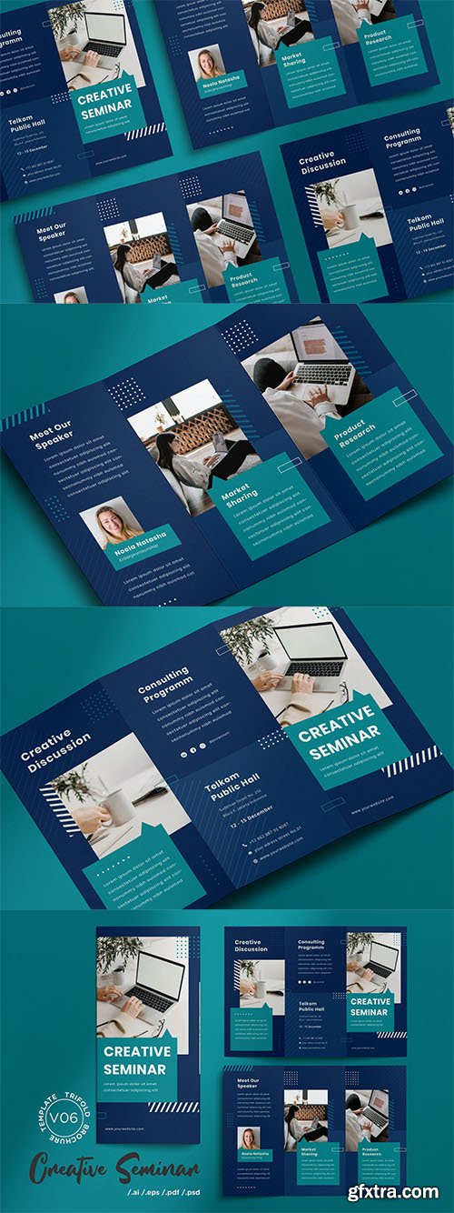 Trifold Brochure Vol.06 Creative Seminar