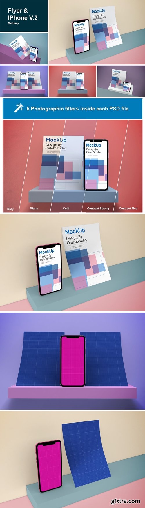 Flyer & iPhone V.2 Mockup