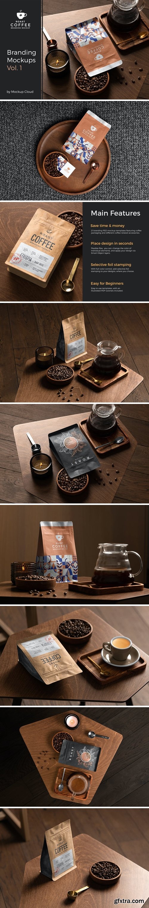 Roast – Coffee Branding Mockup Vol. 1