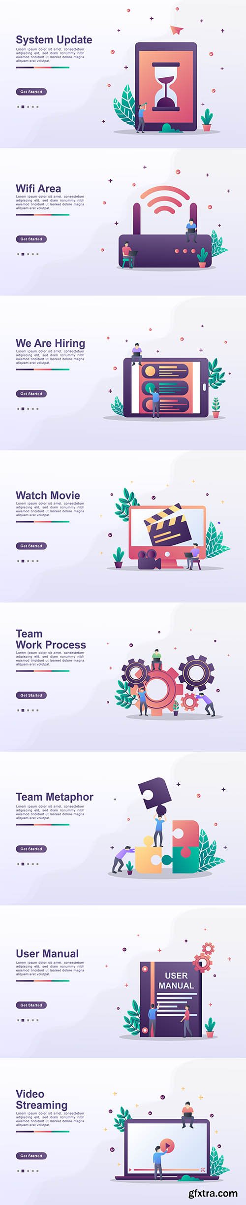 Landing Page Template Set