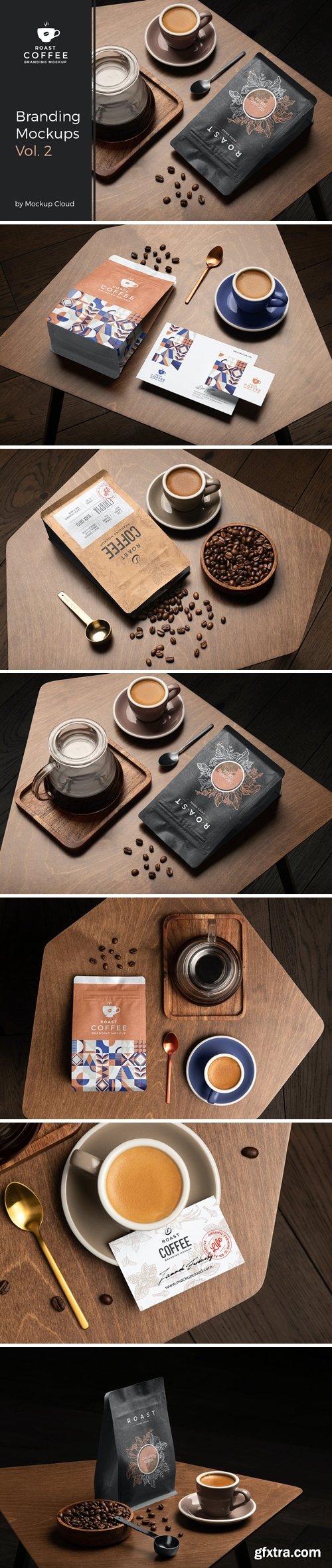 Roast – Coffee Branding Mockup Vol. 2