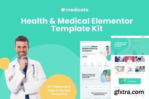 ThemeForest - Medicate v1.0 - Health & Medical Elementor Template Kit - 29081608