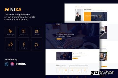 ThemeForest - Nixa v1.0 - Business & Services Elementor Template Kit - 28731260