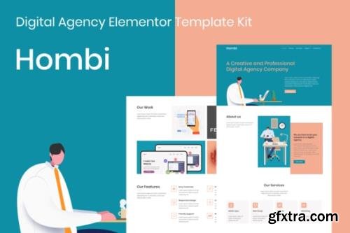 ThemeForest - Hombi v1.0 - Digital Agency Elementor Template Kit - 29102675