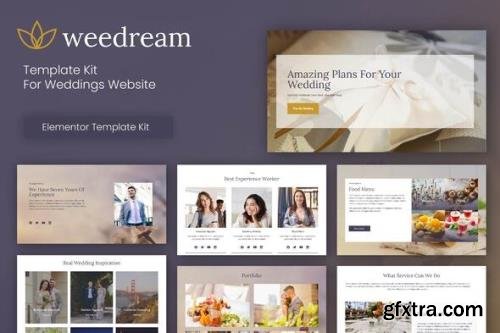 ThemeForest - Weedream v1.0 - Wedding Elementor Template Kit - 28900866