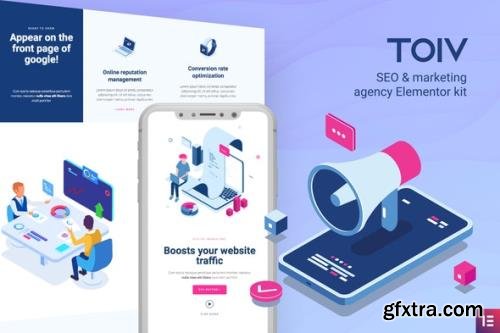 ThemeForest - Toiv v1.0 - SEO & Marketing Agency Elementor Template Kit - 29160828