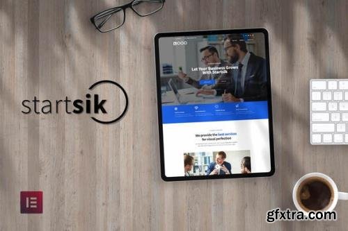 ThemeForest - Startsik v1.0 - Startup Business Elementor Template Kit - 29042958